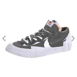 Nike x Sacai collab Men's Gray and White Sneakers